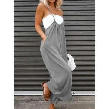 DEEP SELF Comfortable Wide-leg Jumpsuit for Women