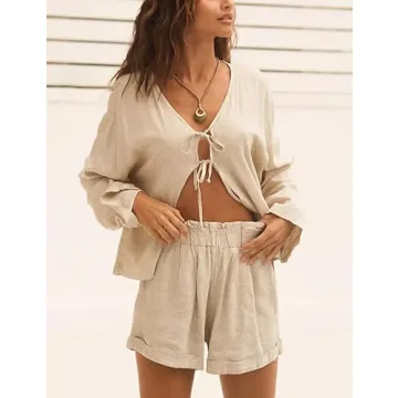 Nicfazy Women's Summer 2 Piece Outfit - Lightweight Comfort