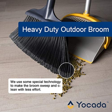 Yocada Heavy-Duty 54-Inch Broom for Outdoor Cleaning