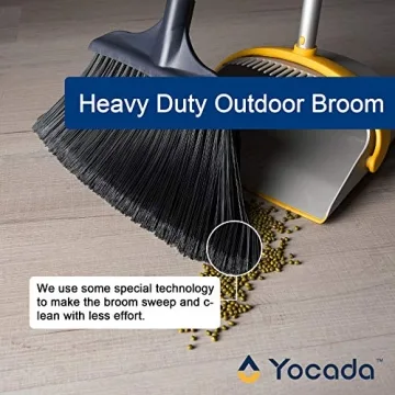 Yocada Heavy-Duty 54-Inch Broom for Outdoor Cleaning