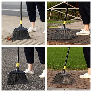 Yocada Heavy-Duty 54-Inch Broom for Outdoor Cleaning