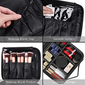 Kootek Adjustable Makeup Organizer for Travel & Home