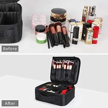 Kootek Adjustable Makeup Organizer for Travel & Home