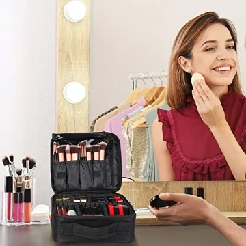 Kootek Adjustable Makeup Organizer for Travel & Home