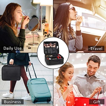 Kootek Adjustable Makeup Organizer for Travel & Home