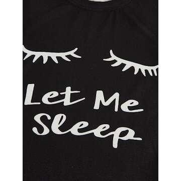 Cute Cartoon Print Pajama Set for Women