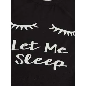 Cute Cartoon Print Pajama Set for Women