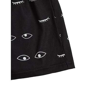 Cute Cartoon Print Pajama Set for Women