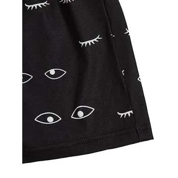 Cute Cartoon Print Pajama Set for Women