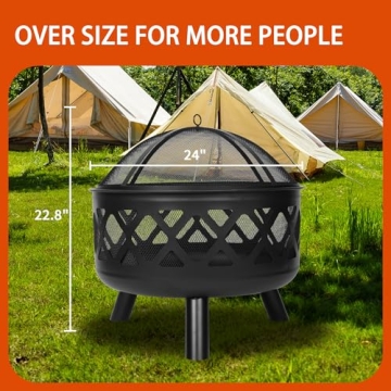 Red Mountain Valley 24'' Outdoor Fire Pit for All Occasions
