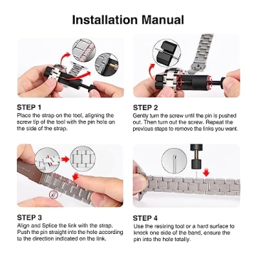STIROLL Elegant Stainless Steel Apple Watch Replacement Band