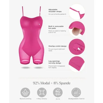 Popilush Pink Shapewear Dress for Summer Fun and Style