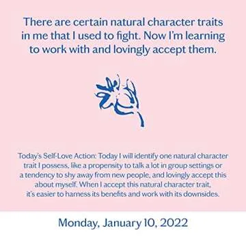 Self-Love Daily Affirmations Calendar for 2022