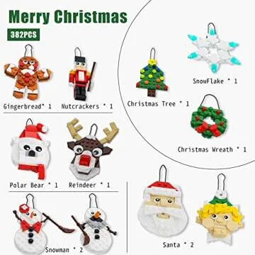 11-in-1 Christmas Ornaments Building Kit - Engaging Fun for Families