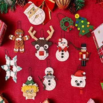 11-in-1 Christmas Ornaments Building Kit for All Ages