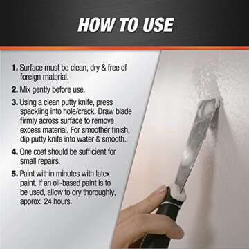 DAP Fast'N Final 1 Gallon Lightweight Spackling - Quick Repairs