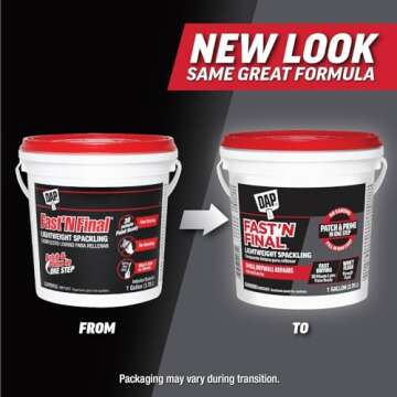 DAP Fast'N Final 1 Gallon Lightweight Spackling - Quick Repairs