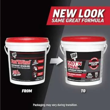 DAP Fast'N Final 1 Gallon Lightweight Spackling - Quick Repairs