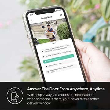 Kasa Smart Video Doorbell w/ Chime - 2K Resolution, Night Vision
