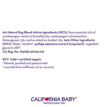 California Baby Natural Bug Blend (travel),2oz (2-Pack)