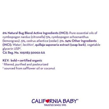 California Baby Natural Bug Blend (travel),2oz (2-Pack)