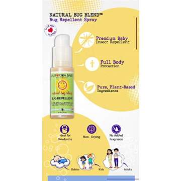 California Baby Natural Bug Blend (travel),2oz (2-Pack)