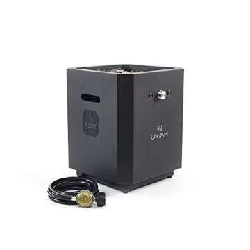 UKIAH The Note Plus Portable Gas Fire Pit with Bluetooth Sound