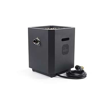 UKIAH The Note Plus - Deluxe Portable Gas Fire Pit with Patented 2.0 Beat to Music Sound System, Black (TK-1053-NP)