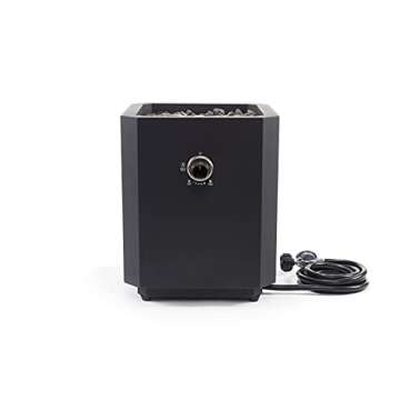 UKIAH The Note Plus - Deluxe Portable Gas Fire Pit with Patented 2.0 Beat to Music Sound System, Black (TK-1053-NP)