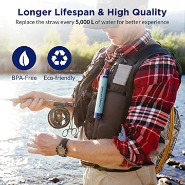 Membrane Solutions Water Filter for Outdoor Adventures