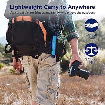 Membrane Solutions Water Filter for Outdoor Adventures