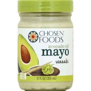 Chosen Foods Wasabi Mayo 12oz - Non-GMO & Gluten-Free