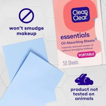 Clean & Clear Oil Absorbing Blotting Sheets Portable 3 Pack