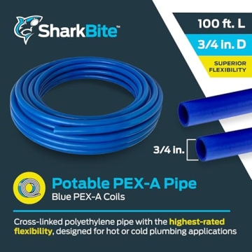 SharkBite 3/4 Inch PEX-A Tubing - Flexible Plumbing Solution