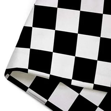 Emvency Checkered Throw Pillow Cover for Racing Fans