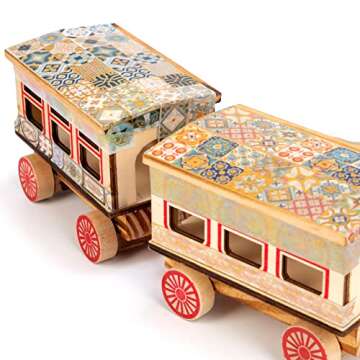 oftoto Vintage Washi Tape - 10 Rolls Gold Foil Washi Tape, Classical Gold Washi Tape, Aesthetic Decorative Foil Washi Tape for Bullet Journal, Book, DIY Crafts and Gift Packaging