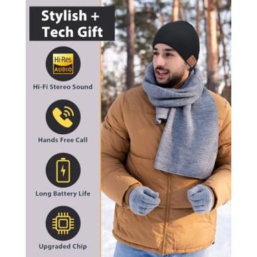 Dolxico Bluetooth Beanie Stylish Music Hat for Winter