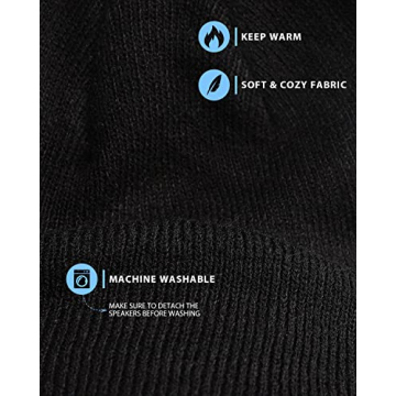 Dolxico Bluetooth Beanie Stylish Music Hat for Winter