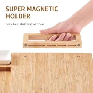 Homlife Charcuterie Boards: Large Bamboo Cheese and Charcuterie Board Set - Unique House Warming Gifts, Bride Shower Gifts, Thanksgiving Gifts,Birthday Gifts