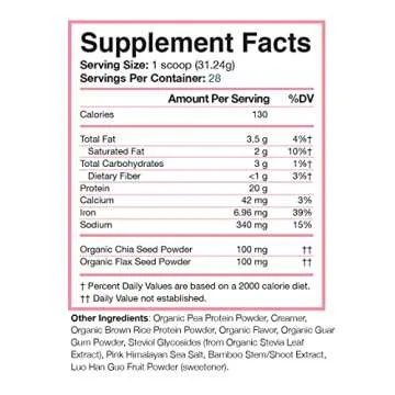 Love Sweat Fitness Vegan Protein Powder | 20g Protein, Gluten-Free