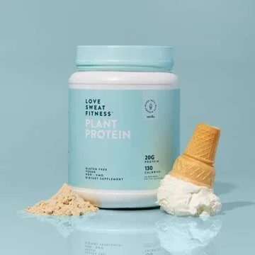 Love Sweat Fitness Vegan Protein Powder | 20g Protein, Gluten-Free