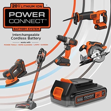 BLACK+DECKER 20V MAX Cordless Trimmer Edger with Battery Charger
