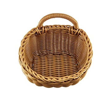 Elegant Hanging Woven Storage Basket for Home Organization