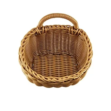Elegant Hanging Woven Storage Basket for Home Organization