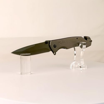 WANLIAN Knife Display Stand - Elegant Acrylic Knife Holder for Home Decoration