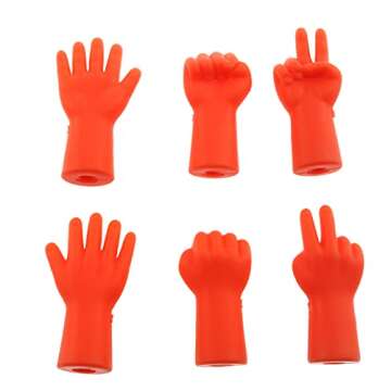 E-outstanding Needle Tip Stopper Set - 18PCS Colorful Crochet Protectors for Knitting