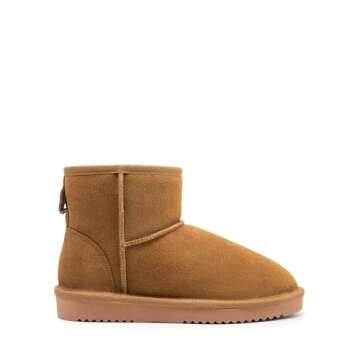 DREAM PAIRS Snow Boots for Women Genuine Suede Faux Fur Lining Water Resistant Anti-Slip Warm Winter...