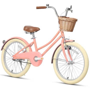 Glerc Little Molly Retro Cruiser Bike for Girls Ages 7-13