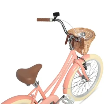 Glerc Little Molly Retro Cruiser Bike for Girls Ages 7-13