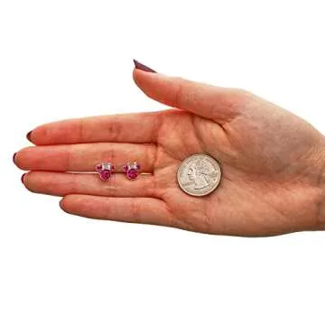 Minnie Mouse October Birthstone Stud Earrings - Disney
